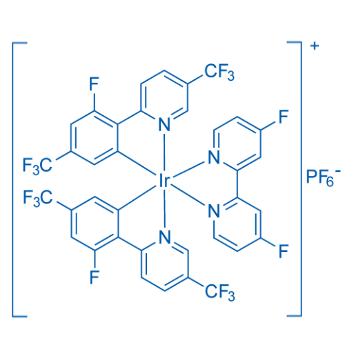 2828438-00-0/(4,4'-二氟-2,2'-联吡啶-κN1,κN1')双[(3-氟-5-三氟甲基)-2-(5-三氟甲基-2-吡啶基-κN)苯基-κC]铱 六氟磷酸盐