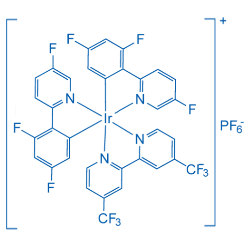 2229858-25-5/[4,4'-双(三氟甲基)-2,2'-联吡啶-κN1,κN1']双[3,5-二氟-2-(5-氟-2-吡啶基-κN)苯基-κC]铱 六氟磷酸盐