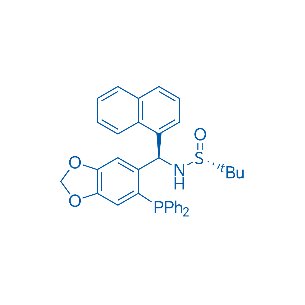 2565792-59-6/[S(R)]-N-[(R)-[6-(二苯基膦)苯并[d][1,3]-二氧戊环-5基]-1-萘基甲基]-2-叔丁基亚磺酰胺