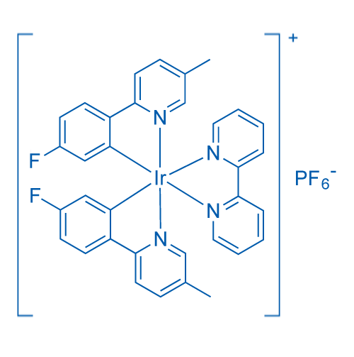855523-54-5/铱-(2,2'-联吡啶-κN1,κN1')双[5-氟-2-(5-甲基-2-吡啶基-κN)苯基-κC]-(OC-6-33)-六氟磷酸盐