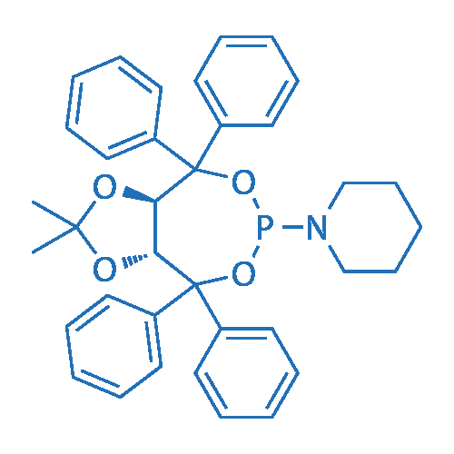 213843-95-9/1-((3aR,8aR)-2,2-二甲基-4,4,8,8-四苯基四氢-[1,3]二氧杂环戊并[4,5-e][1,3,2]二氧膦杂环庚-6-基)哌啶 (