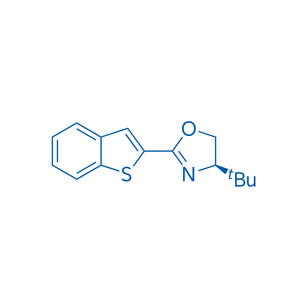 2757084-01-6/(R)-2-(苯并[b]噻吩-2-基)-4-(叔丁基)-4,5-二氢恶唑