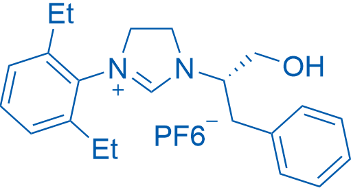 2757083-04-6/(S)-3-(2,6-二乙基苯基)-1-(1-羟基-3-苯基丙-2-基)-4,5-二氢-1H-咪唑-3-鎓六氟磷酸盐(V)