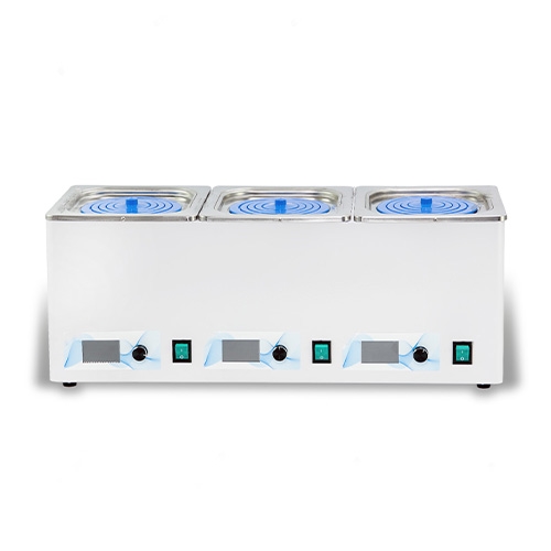 三孔三温磁力搅拌水浴锅/DQDJ-3A