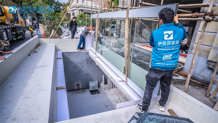 恭贺嵊州别墅游泳池工程携手伊贝莎厂家合作成功！