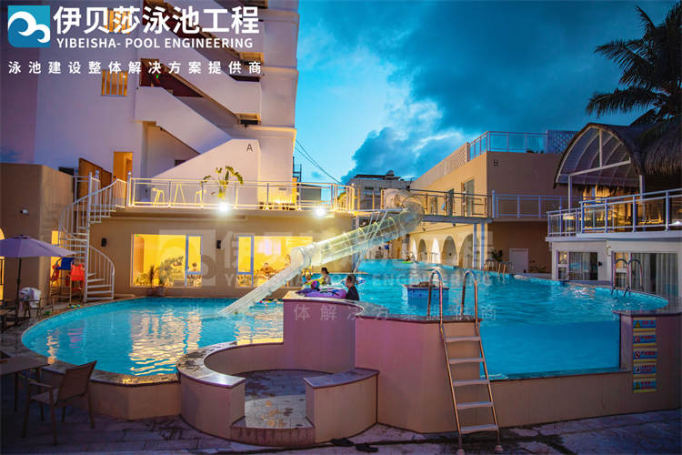 恭贺海南三亚酒店民宿游泳池工程项目携手伊贝莎厂家合作成功！