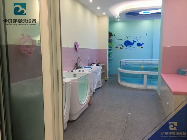 ，婴儿游泳馆设备，婴儿玻璃游泳池，亲子玻璃游泳池