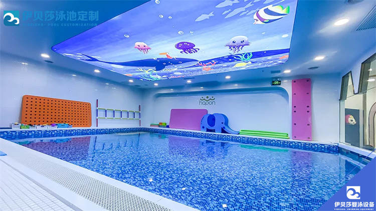 恭贺广西北海哈泊妮店商用玻璃游泳池制作携手伊贝莎泳池生产厂家合作成功！