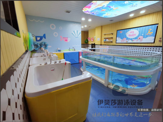 恭贺伊贝莎婴泳设备携手入驻武汉蔡甸可人宝贝店