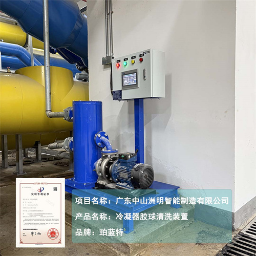 冷凝器胶球在线清洗装置