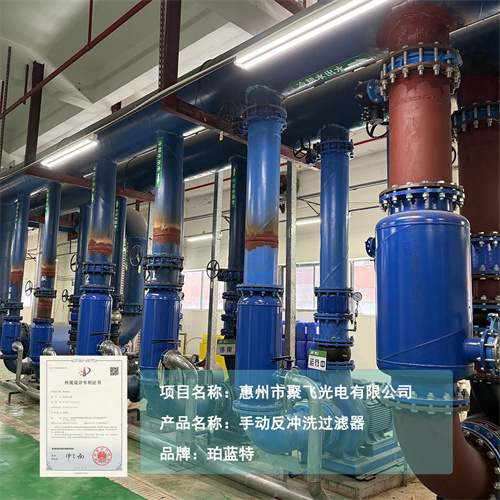 手动反冲洗过滤器
