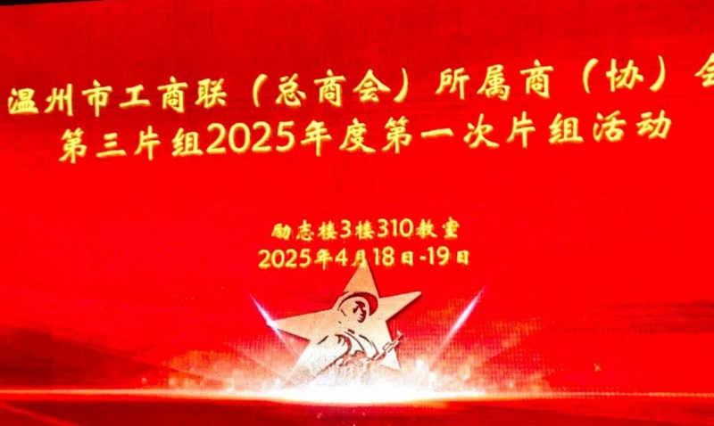 【商会活动】聚势赋能齐并进 协同共创新未来——温州市工商联所属商协会第三片组2025年度首场活动圆满举行