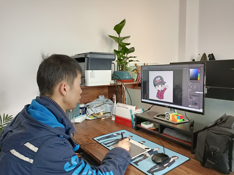 南阳疾控卫士微信表情包上线，创作者曲昶玮—— “守护人民健康是我的使命”