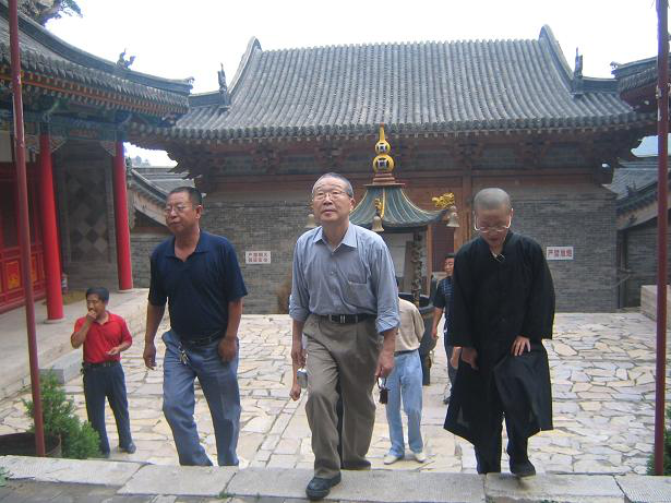 木村清孝教授参访净土祖庭白人岩