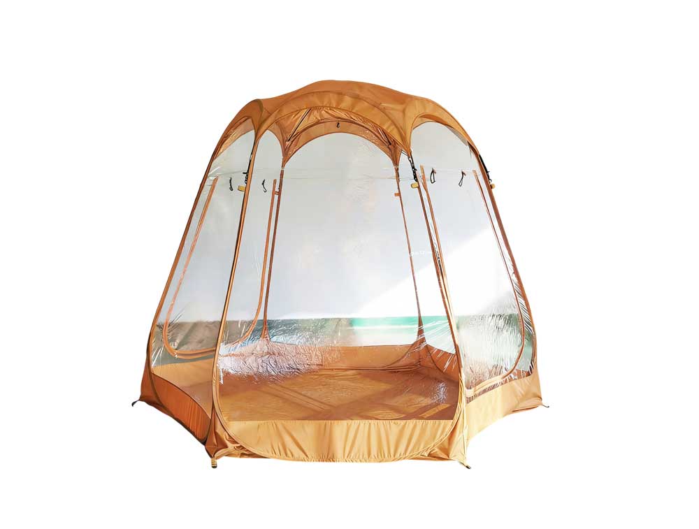 S-73 Clear PVC pop up tent