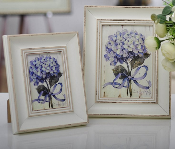 厂家直销 欧式高分子复古做旧 5寸6寸7寸10寸摆台相框 创意相框