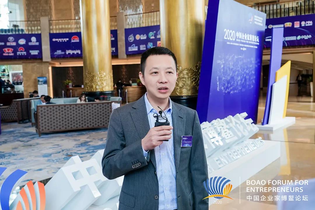 我会常务副会长黄栩潇出席2020年中国企业家博鳌论坛并接受采访