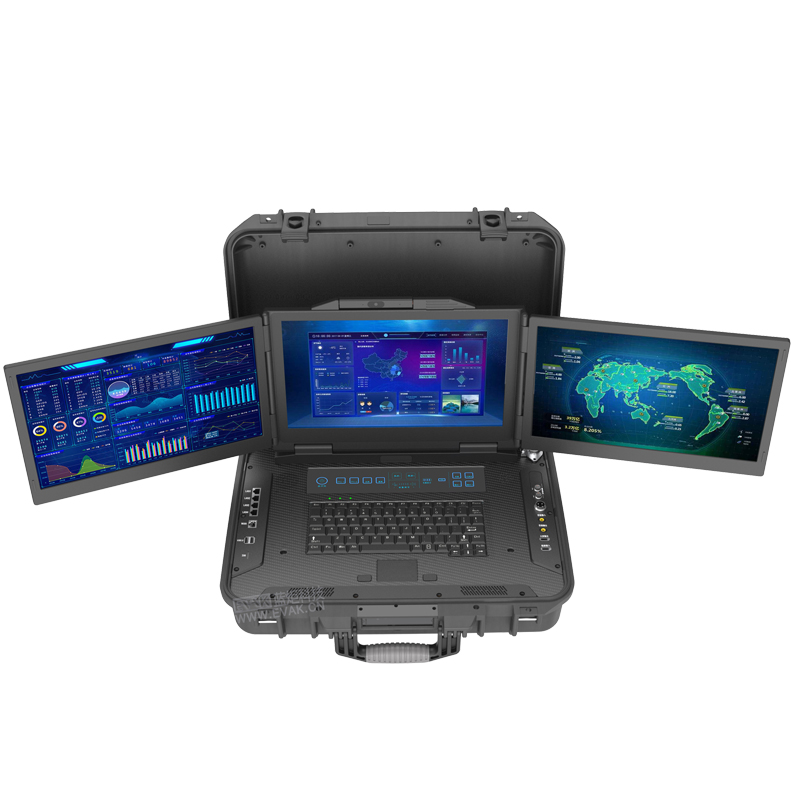 15.6寸便携式融合调度一体机移动应急通讯指挥箱（APQ-8200）