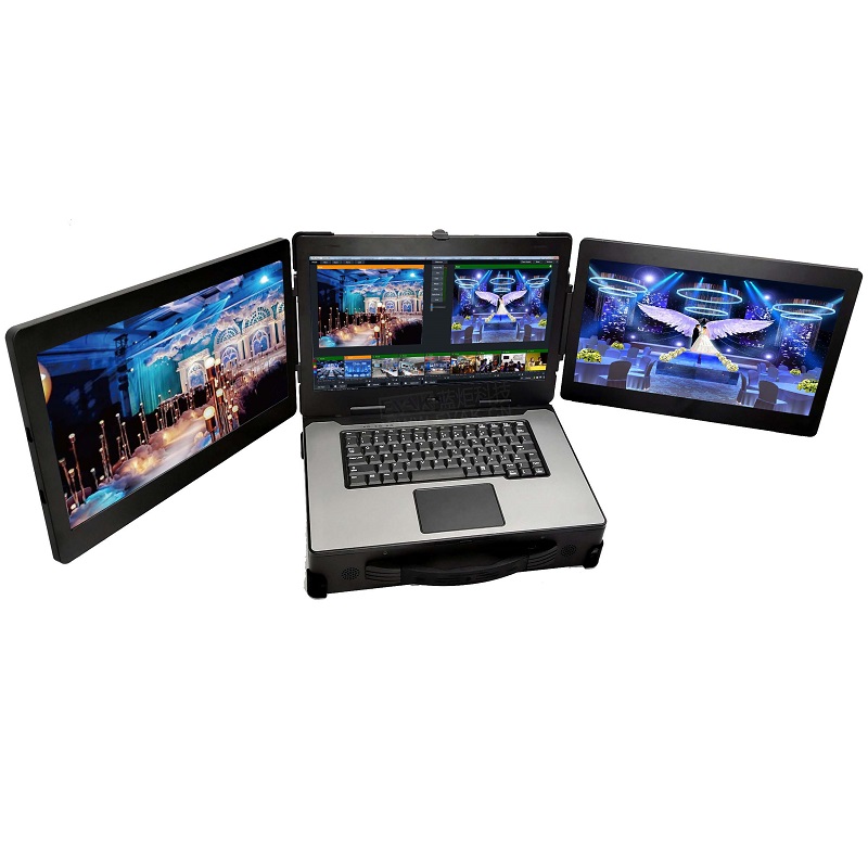 15.6寸三屏自由扩展加固便携机箱PCIE扩展槽（APQ-510）