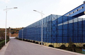 防风抑尘板安装实例