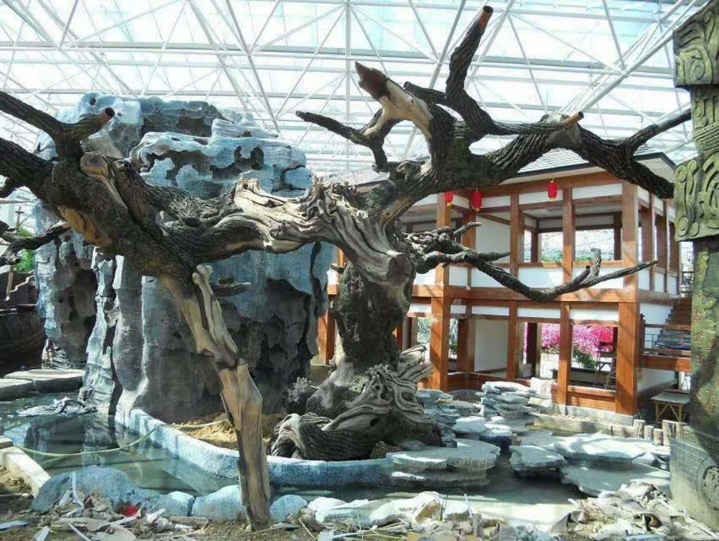 假山假树