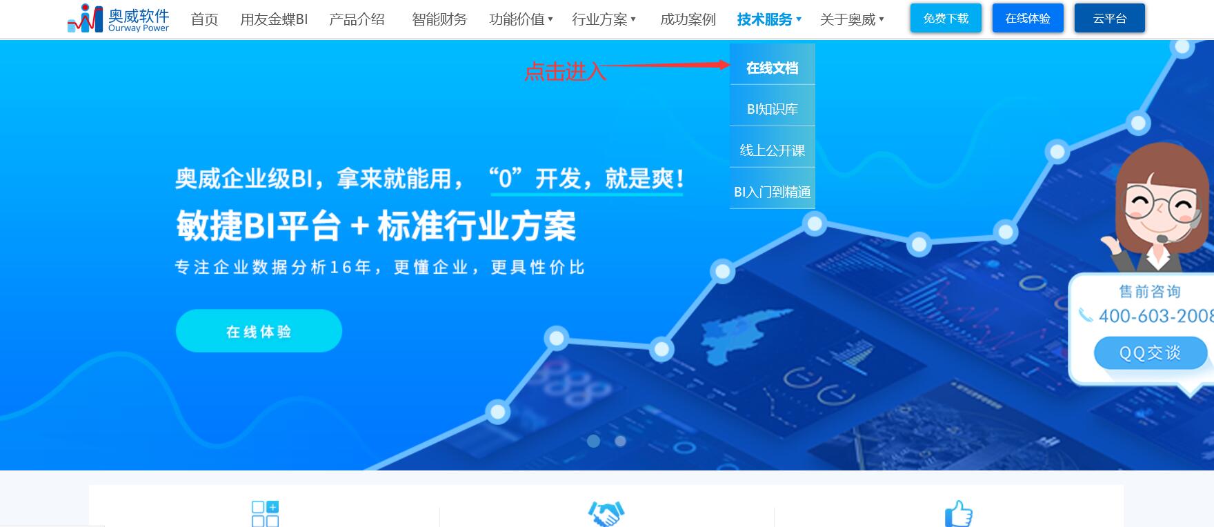 奥威bi数据可视化分析工具