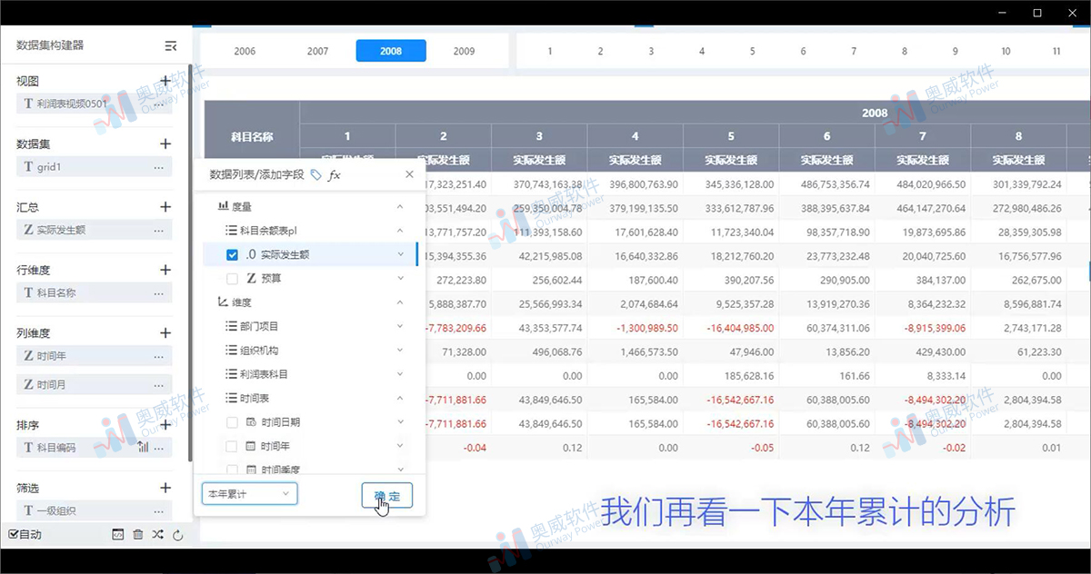 奥威bi软件