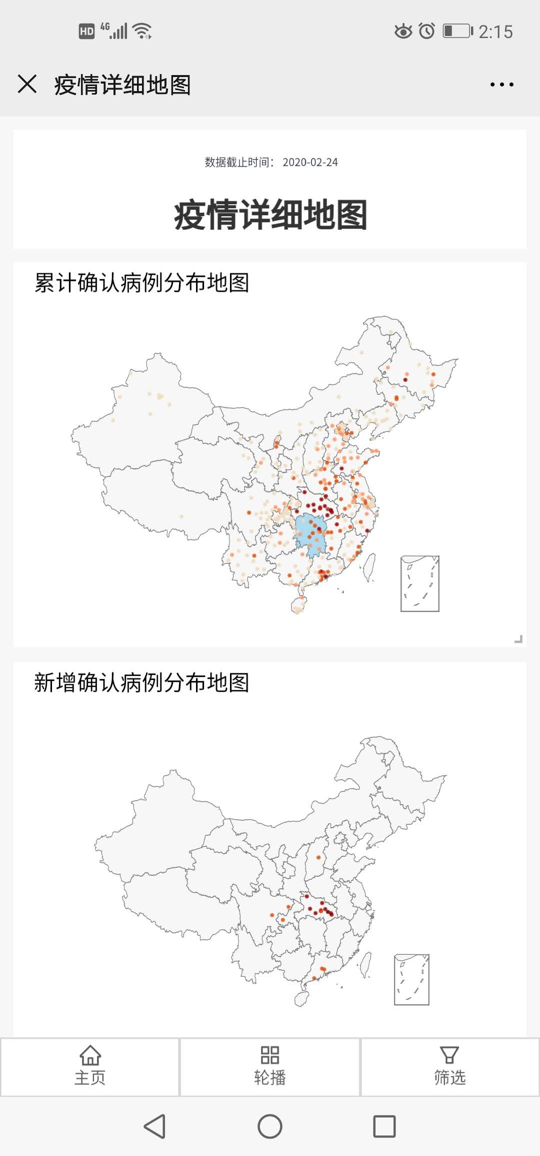 奥威BI疫情可视化分析