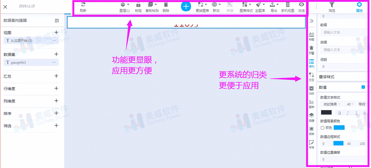 奥威BI,BI报表