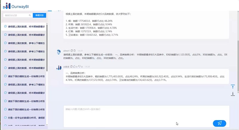 奥威BI