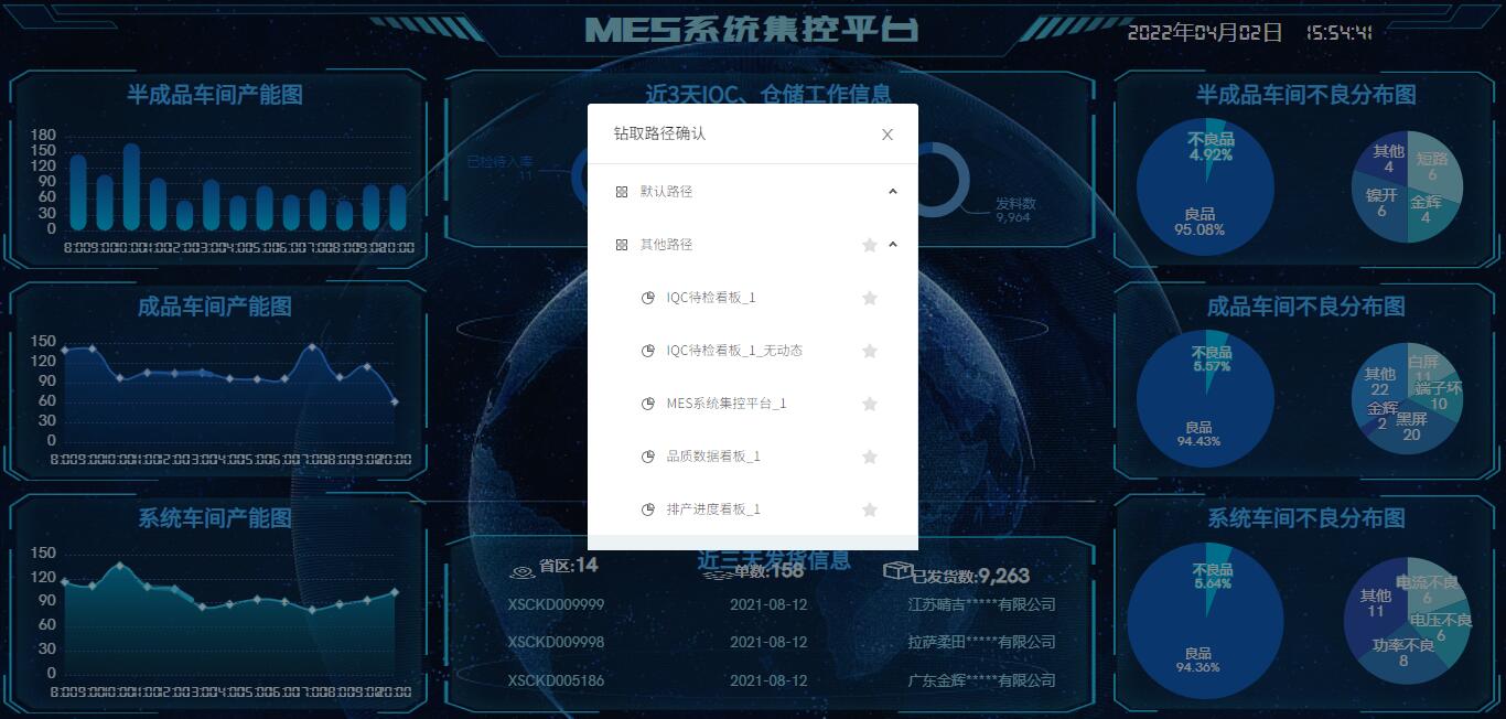 奥威bi数据可视化系统