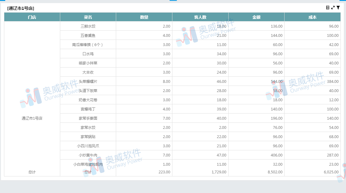 奥威BI智能数据分析报表 奥威BI智能数据分析报表