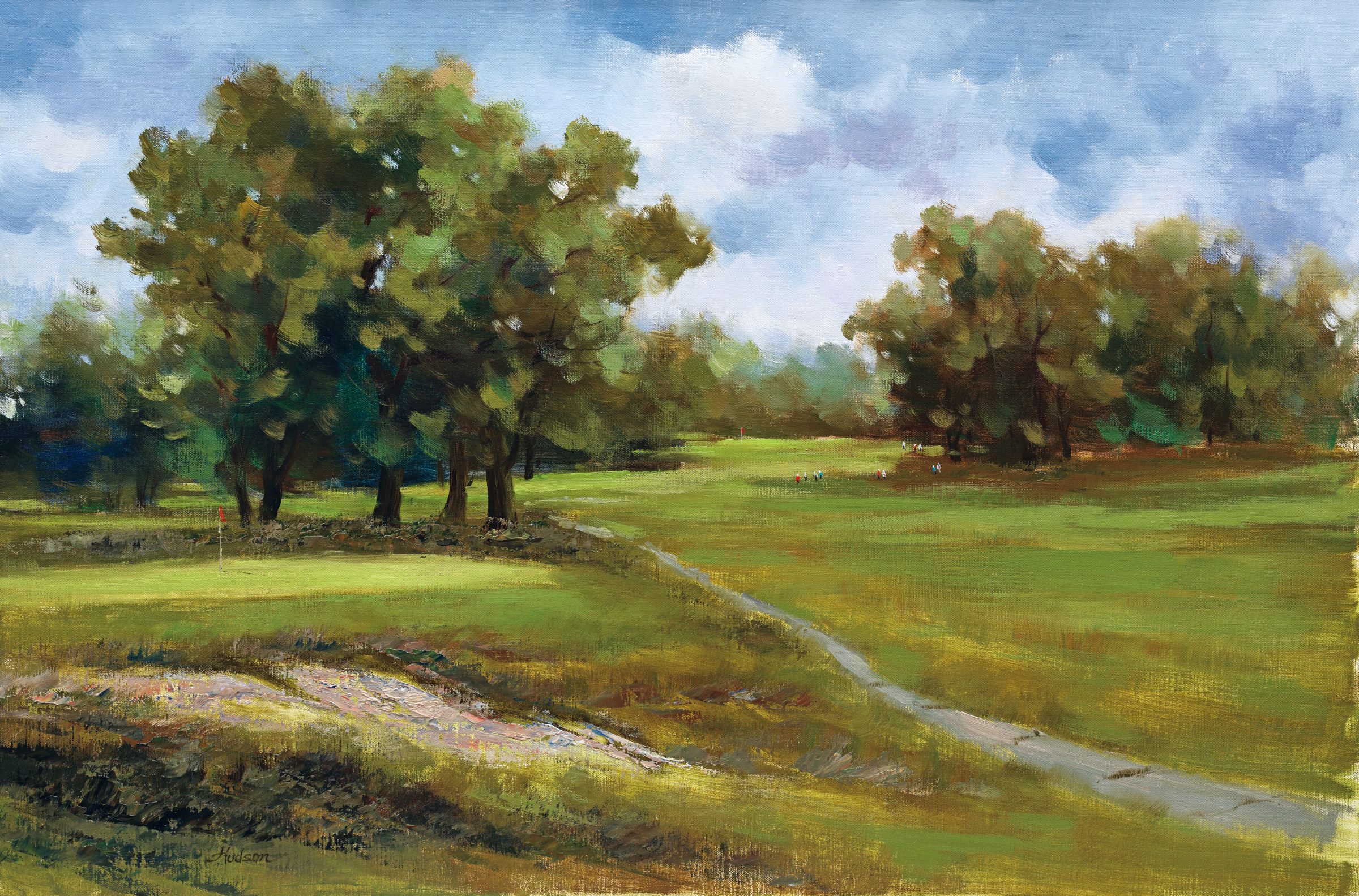 Montauk Bowns Golf Course   120cm×80cm   Oil on canvas   2021.6
