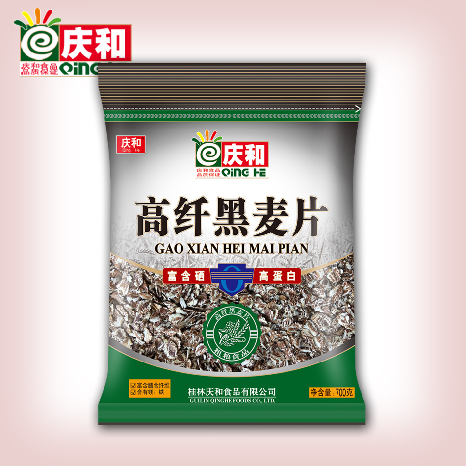 高纖黑麥片