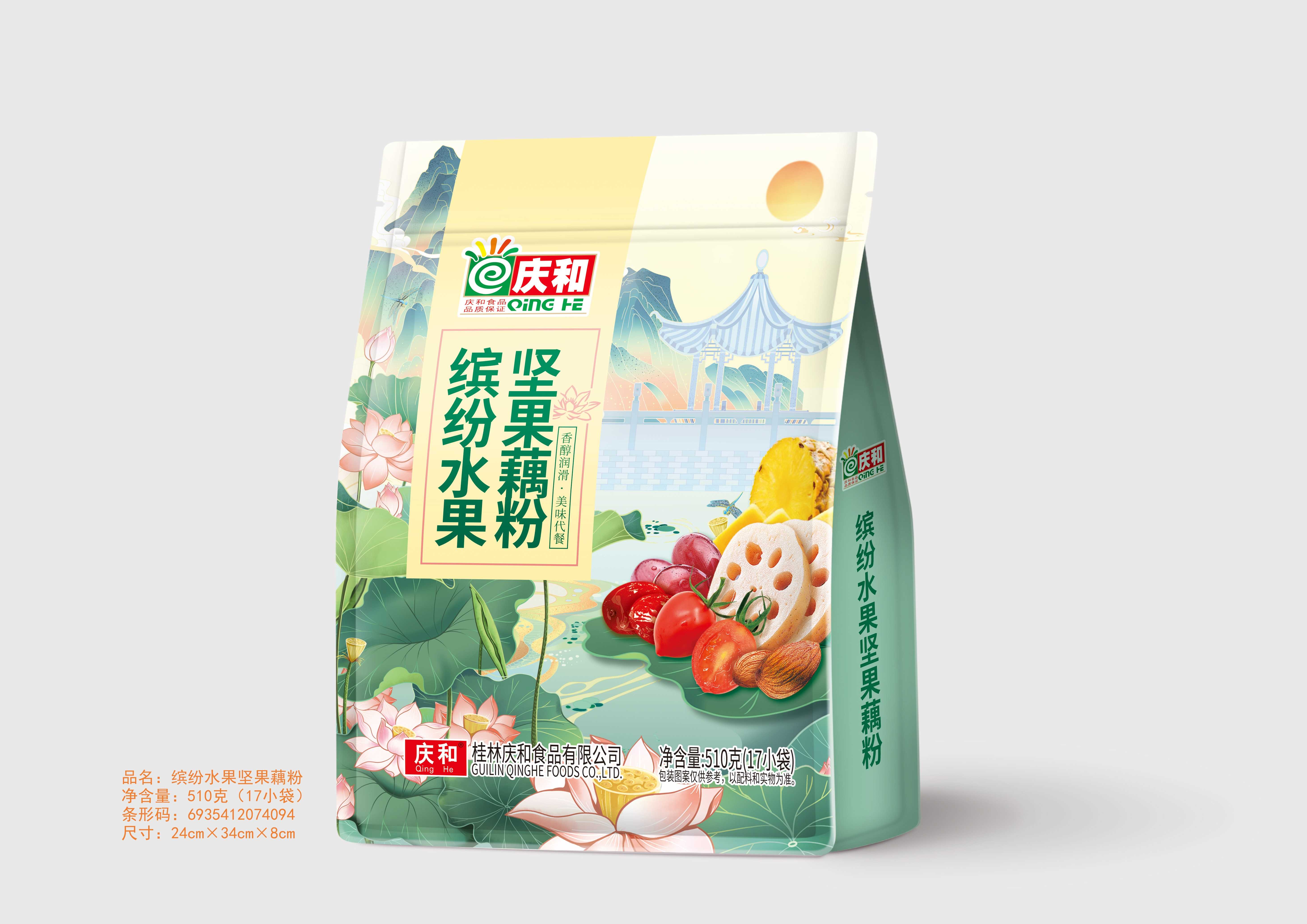 繽紛水果堅(jiān)果藕粉