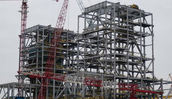 钢厂电厂3X150MW机组锅炉钢结构安装工程