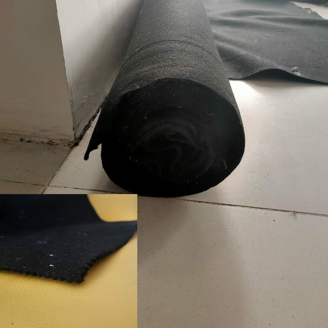 天津管厂薛先生订购黑毡到货