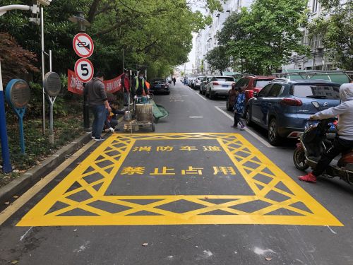 标线消防网格