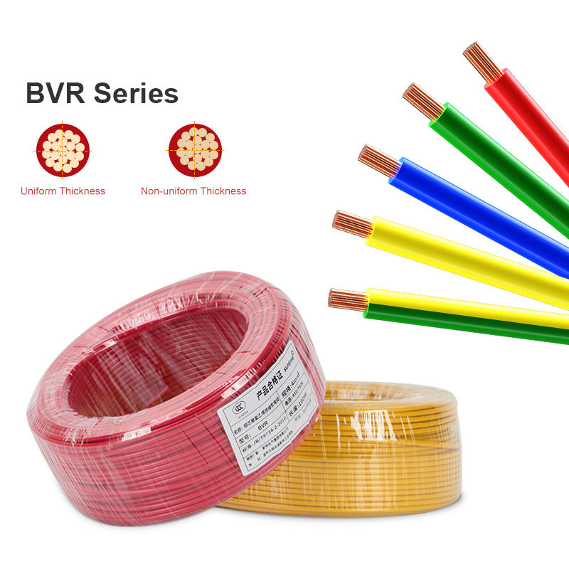 Flexible BVR 4mm² Copper AC Cable – 220V/450V/750V PVR Insulated Wire
