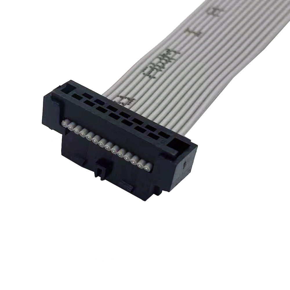 IDC Cable Connector 2.0mm Pitch UL2651 Grey Flat Cable 6 8 10 14 16 20 24 36 50 Pin Ribbon Cable