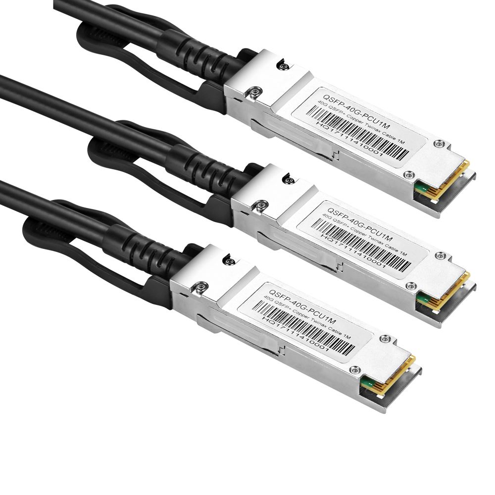 40G QSFP+ DAC Cable 40GBASE CR4 Passive Direct Attach Copper QSFP+ DAC Cable
