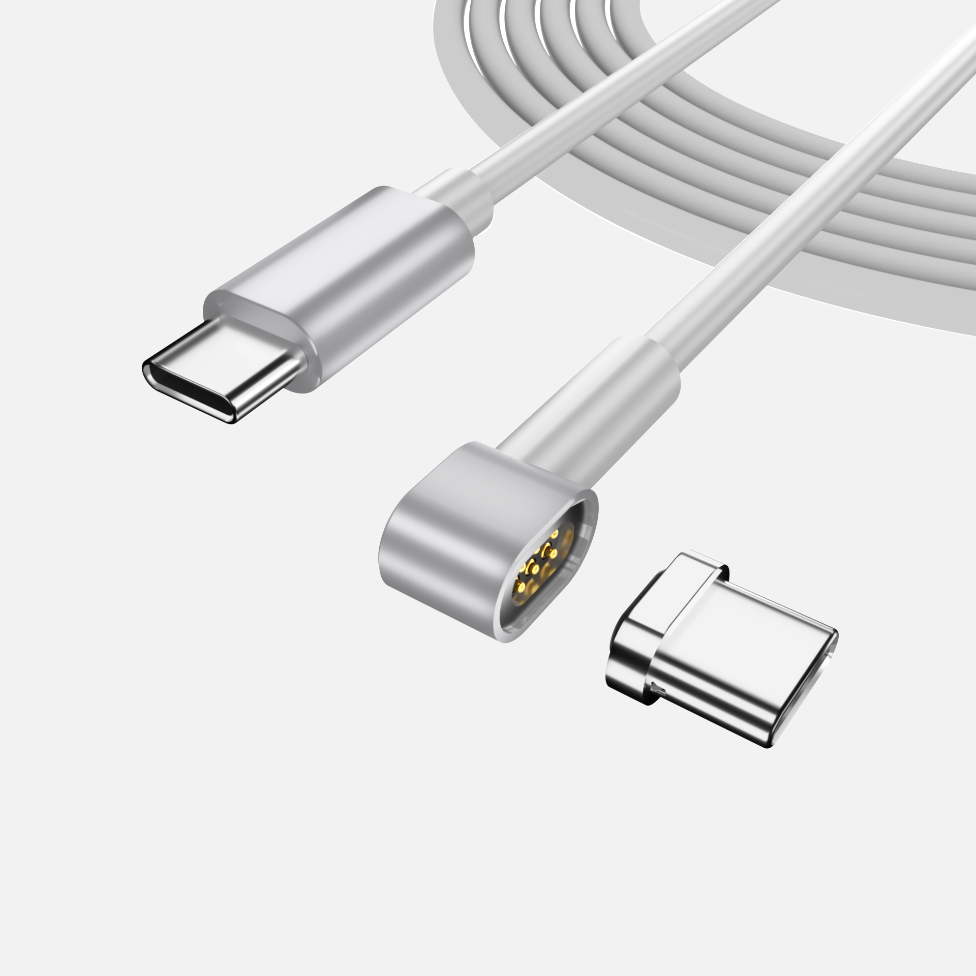 USB PD20.2V 4.3A 87W USB C Magnetic Fast Charging Cable