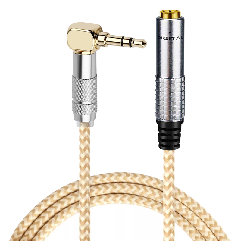 TRS 3.5mm Male to 6.35mm Female Guitar Audio Cable