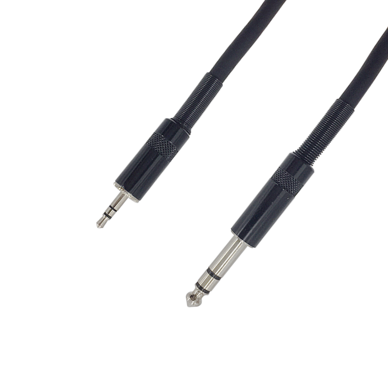 TRS 3.5mm Male to 6.35mm Male Guitar Audio Cable