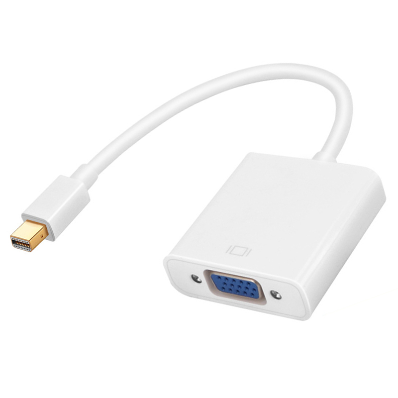 Mini DP to VGA Adapter 1080p Display Port to VGA cable Dongle for PC LAPTOP