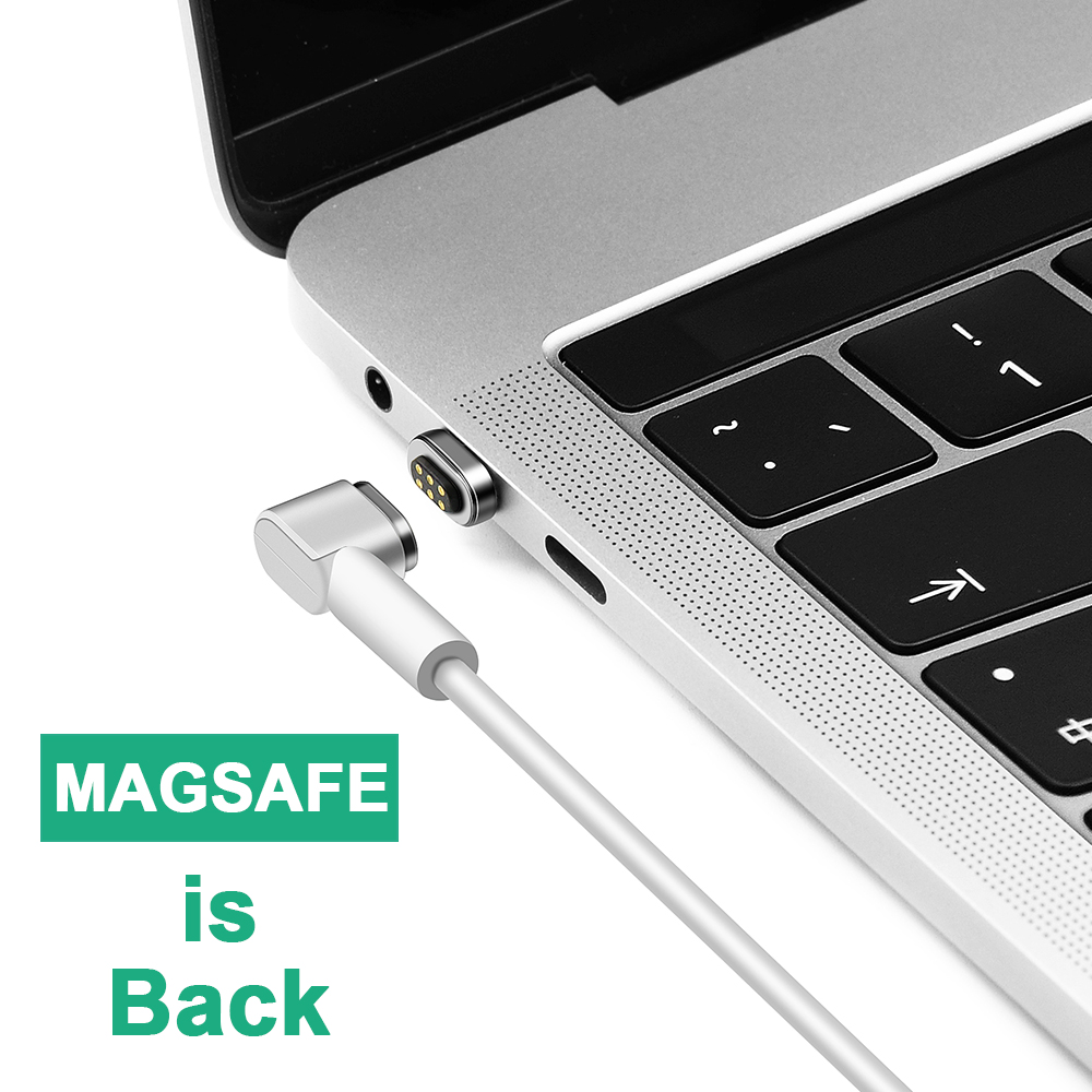 6Pins USB C TO USB C Magnetic Data Cable Support 4.3A 87W Fast Charging