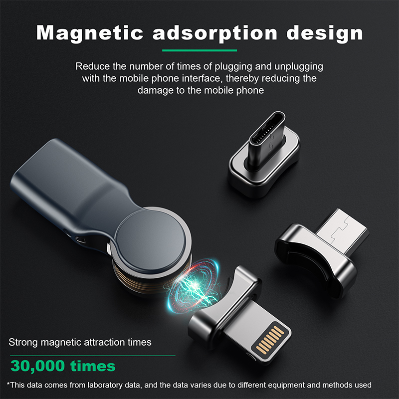 3-in-1 Magnetic Rotatable Adapter