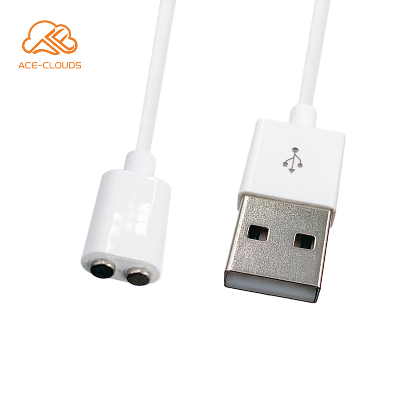 USB to 2pin magnetic charging cable