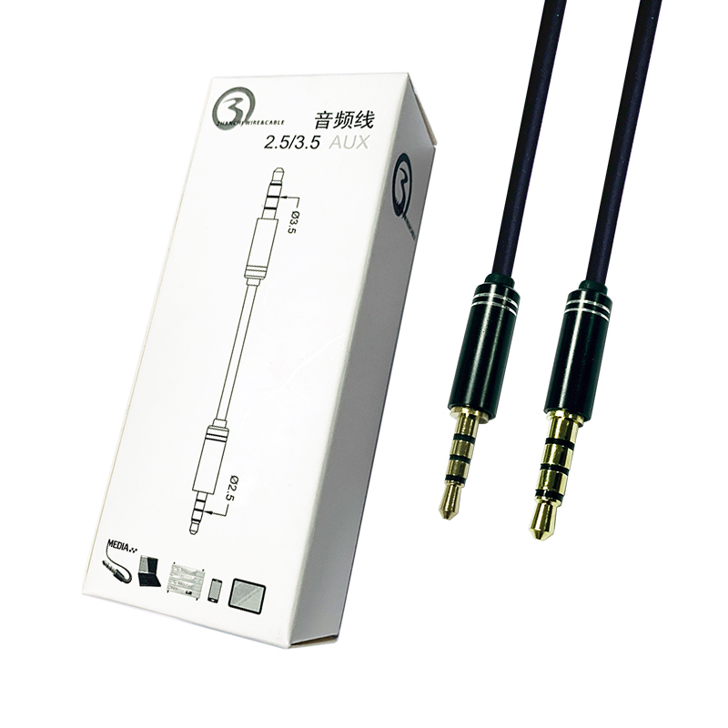 AUX TRRS 2.5mm to 3.5mm Audio Cable