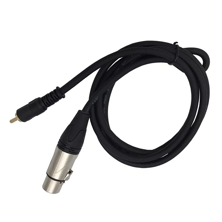 Female XLR to RCA Microphone Cable